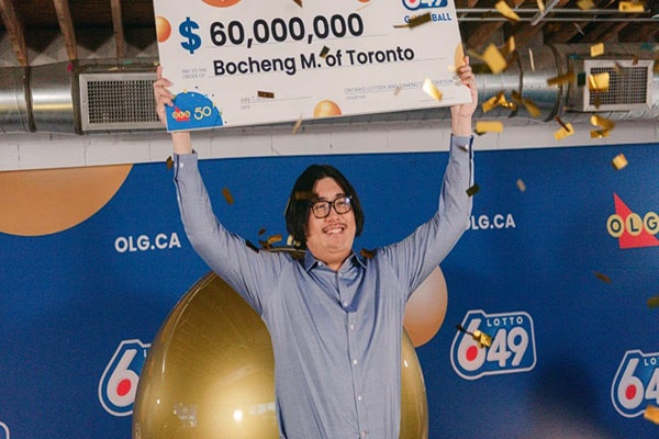 幸运来敲门！加拿大26岁华人小伙喜中6000万大奖