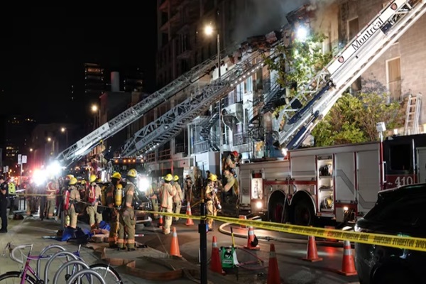 【突发】蒙特利尔DT又着大火！刘一手对面楼烧成火球，一周内第2次五级