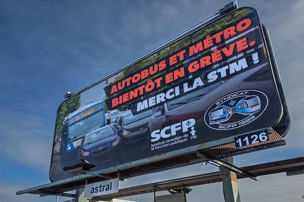 蒙特利尔人好烦…公交地铁又要罢工啦！司机工会的警告广告看得人心焦！