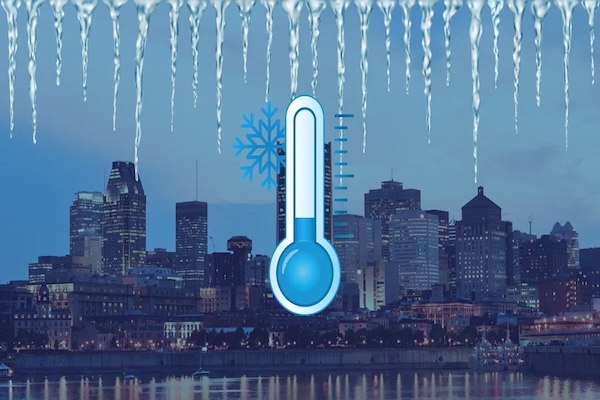 注意：蒙特利尔气温将断崖式下跌