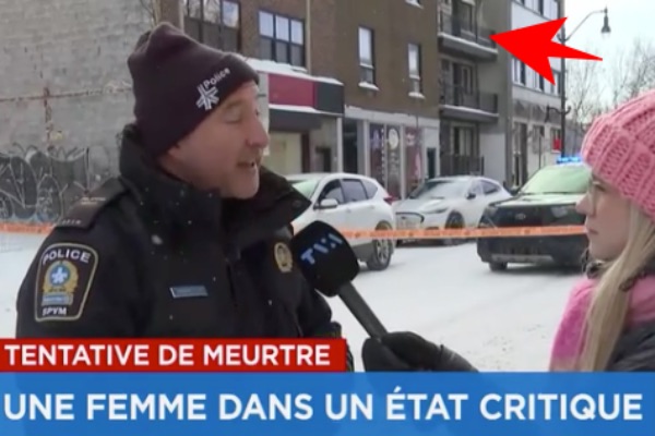 蒙特利尔元旦谋杀未遂：一女子被人从三楼阳台推下…