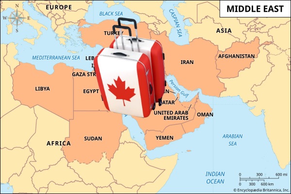 你猜中东现在有多少加拿大人？加拿大政府刚刚发布各国数据…