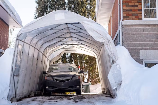 停车雪棚必须按时拆除，罚款高到超乎想象！